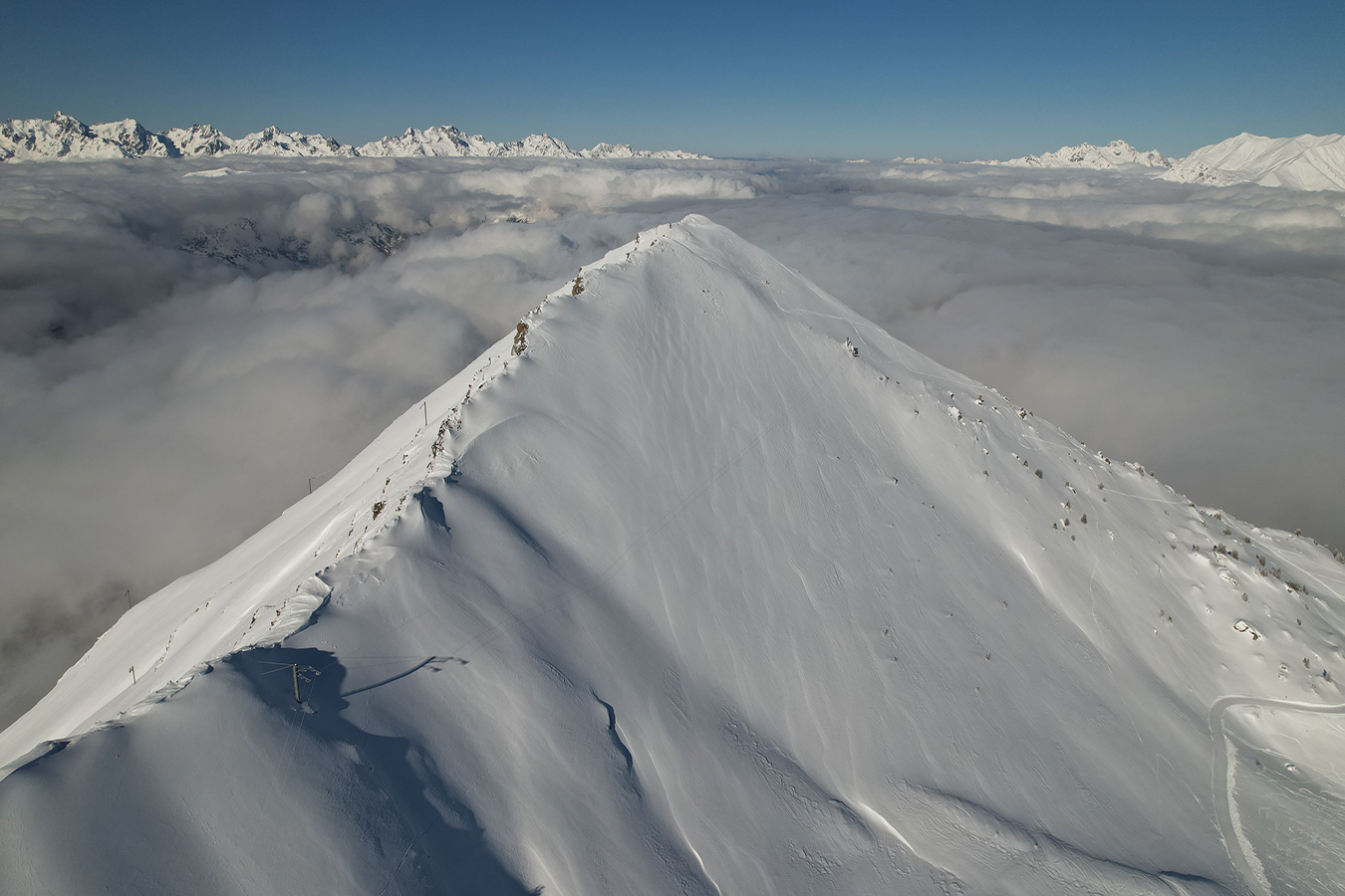 Photos drone aérienne Les Karellis- Savoie, France