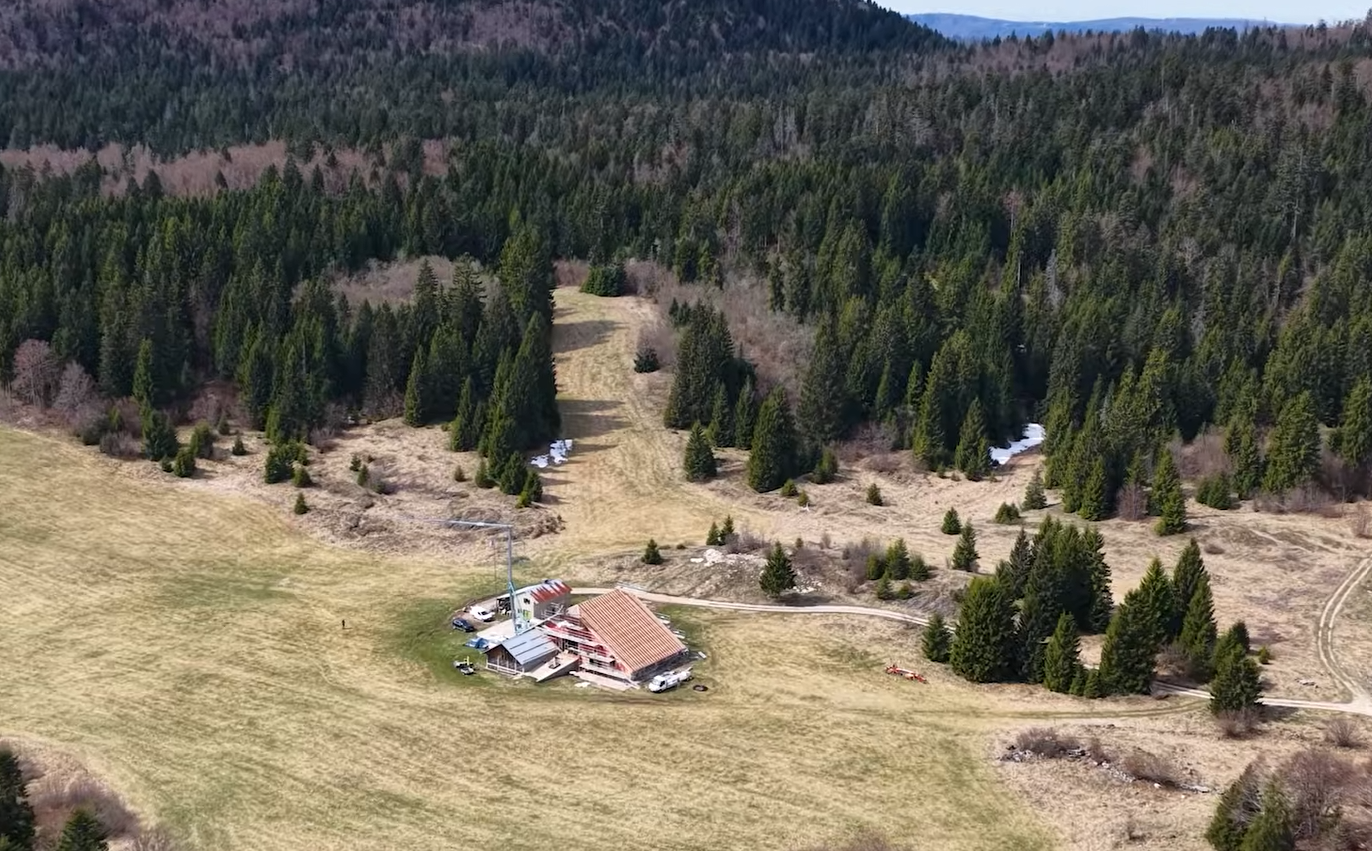 Topographie forêt 270 Ha